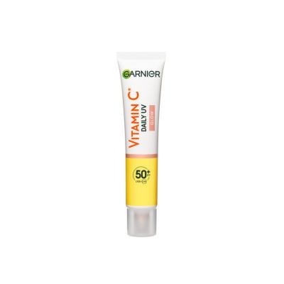 Garnier Vitamin C Brightening Daily Sunscreen SPF50+ - Radiant & Protected Skin, Dark Spot Reduction, Vegan & Sensitive Skin Friendly, 1.35 fl oz Garnier Vitamin C SPF50+ Sunscreen: Brighten & Protect! Vitamin C sunscreen, SPF50+ facial cream, Brightening sunscreen, Sunscreen for sensitive skin, Vegan sunscreen, Daily sun protection, Dark spot reduction sunscreen, Garnier sunscreen, Luminous sunscreen, Radiant skin sunscreen, Facial Sunscreen, Sun Protection, Skincare, Beauty, Vegan, Sensitive Skin, UVA Pro
