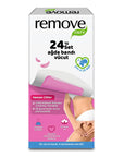 Remove Care Body Wax Strips for Sensitive Skin - 24 Strips, Easy At-Home Hair Removal Kit for Arms & Legs, Long Lasting Smoothness Remove Care Body Wax Strips - Sensitive Skin Hair Removal body wax strips, wax strips for sensitive skin, arm wax strips, leg wax strips, hair removal wax strips, at home waxing kit, easy wax strips, long lasting hair removal, post wax cleansing wipes, depilatory wax strips, body waxing, hair removal, sensitive skin, waxing kit, at-home waxing, smooth skin, beauty, personal care