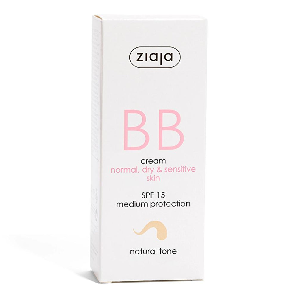 Ziaja Natural Tone BB Cream for Dry & Sensitive Skin 50ml