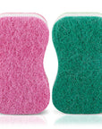 Benri Ultra Konfor Dish Sponge 2-Pack - Ergonomic, Ultra-Strong Fiber Structure for Effective Kitchen Cleaning