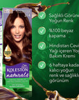 Wella Koleston Naturals Dark Brown Hair Dye - Perfect Gray Coverage & Coconut Oil Nourishment for Intense Color Wella Koleston Dark Brown Hair Dye: Gray Coverage & Coconut Oil hair dye, hair color, dark brown hair dye, grey coverage hair dye, coconut oil hair dye, Wella Koleston Naturals, permanent hair dye, hair coloring, at home hair dye, hair color for gray hair, hair color for grey hair, hair nourishment, hair dye with coconut oil, dark brown, koyu kestane, intense color, long lasting hair color, women'