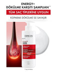 Vichy Dercos Energising Anti-Hair Loss Shampoo 400ml - Energizing Formula, Dermatologically Tested - image 14