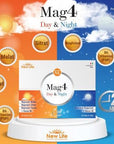 New Life Mag4 Day: Magnesium & Vitamin B6 Supplement - 24/7 Mineral Support, Muscle Cramp Relief, & Energy Boosting Formula New Life Mag4 Day: Magnesium & B6 for Energy & Muscle Relief Magnesium supplement, Vitamin B6 supplement, Magnesium B6 day night, Mineral supplement, Muscle cramp relief, Energy support supplement, Gluten-free magnesium, Lactose-free magnesium, Magnesium capsules, Mag4 Day, mineral support, fatigue relief, muscle health, nerve health, improved sleep, energy boost, daily supplement, wel