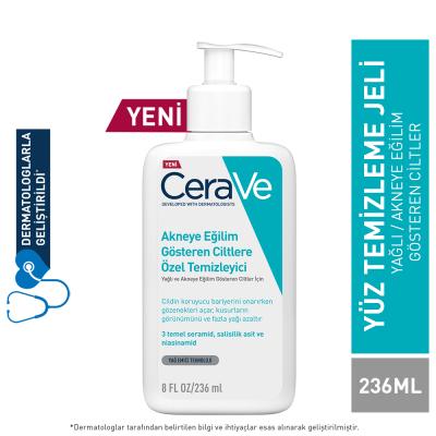 CeraVe Acne Face Wash with Salicylic Acid - Gentle, Oil-Free Cleanser for Acne Prone & Sensitive Skin - 236ml CeraVe Acne Face Wash: Salicylic Acid Cleanser for Clear Skin acne face wash, salicylic acid cleanser, cerave acne cleanser, fragrance free acne wash, non-comedogenic face wash, face wash for acne prone skin, acne treatment cleanser, gentle acne cleanser, oil free face wash, face cleanser for sensitive acne skin, acne cleanser, salicylic acid face wash, face wash, cleanser, sensitive skin, oily skin