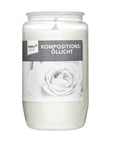Rubin Licht Light Oil Scented Candle White 1 Unit