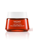 Vichy LiftActiv Collagen Specialist: Anti-Aging Face Cream - Reduce Wrinkles, Boost Skin Elasticity with Hyaluronic Acid & Vichy Thermal Water Vichy LiftActiv: Anti-Aging Cream - Reduce Wrinkles & Boost Elasticity Anti-aging cream, Collagen cream, Wrinkle reduction, Skin elasticity, Vichy Liftactiv, Hyaluronic acid cream, Anti-wrinkle face cream, Face cream for aging skin, anti-aging, collagen, hyaluronic acid, Vichy Thermal Water, Vichy, wrinkle cream, skin firming, face moisturizer, skincare, beauty, fine