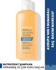 Ducray Nutricerat Moisturizing Shampoo for Dry Hair - 200ml, Nourishing & Intensive Moisturizing Ducray Nutricerat Moisturizing Shampoo - Nourish Dry Hair moisturizing shampoo, dry hair care, nourishing shampoo, Ducray Nutricerat, intensive moisturizing shampoo, hair care, dry hair solution, damaged hair repair, gentle shampoo, İlipe oil, lipid-replenishing complex