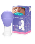 Lansinoh Latch Assist Breastfeeding Aid - BPA-Free Nipple Eversion Device for Flat/Inverted Nipples, Easy Single-Handed Operation Lansinoh Latch Assist - BPA-Free Breastfeeding Aid breastfeeding aid, nipple eversion device, Latch Assist, BPA and BPS-free breastfeeding accessory, breast pump accessory, new mom essentials, breastfeeding support, nipple shield alternative, easy breastfeeding solutions, breastfeeding accessories, Lansinoh products