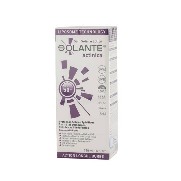 Solante Actinica Sun Care Lotion SPF50+ - Hypoallergenic & Water-Resistant UVA/UVB Protection Solante Actinica SPF50+ Sun Lotion - UVA/UVB Protection SPF50+ sun lotion, UVA/UVB protection, Hypoallergenic sun care, Water-resistant sunscreen, Antioxidant-rich sun lotion, Sun Care Lotion, Outdoor enthusiasts, Sensitive skin care, Skin protection, Sun protection, Sunscreen lotion, Waterproof sunscreen, Antioxidant sun care