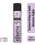 Ashley Joy Keratin & Amino Acid Hair Spray: Medium Hold, Soft Touch - For All Hair Types, 10.14 fl oz Ashley Joy Hair Spray: Medium Hold & Softness | Keratin-Infused hair spray, medium hold hair spray, keratin hair spray, amino acid hair spray, soft touch hair spray, hair styling product, all hair types hair spray, keratin, amino acid, soft touch, medium hold, all hair types, hair styling, styling product, hair care, anti-frizz, hair volume, hair texture, finishing spray, women's hair, hair products, beauty