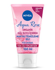 Nivea Aqua Rose Makeup Cleansing Gel - Hydrating, Gentle, Dermatologically Tested - 5.07 fl oz Nivea Aqua Rose Makeup Cleansing Gel - Hydrating & Gentle makeup cleansing gel, Nivea Aqua Rose, organic rose water, hydrating cleanser, dermatologically tested, gentle makeup removal, long-lasting hydration, sensitive skin friendly, skincare routine, face cleansing, Nivea, cosmetics, beauty products