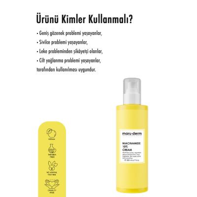maruderm niacinamide skin brightening cream 200 ml, pore tightening cream with niacinamide, skincare product for dark spot reduction Maruderm Niacinamide 10% Skin Brightening & Pore Tightening Cream | 200 ml Maruderm Niacinamide Cream - Pore Tightening | 200 ml skincare, niacinamide-cream, pore-tightening, brightening-cream, dark-spot-reduction, anti-aging, clears-skin, maruderm, 200ml, ai-generated