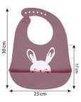 Sevi Bebe Silicone Baby Bib - Waterproof, Adjustable, and Easy to Clean for Mess-Free Mealtime - view 2