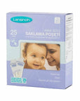 Lansinoh Breast Milk Storage Bags - BPA Free, Sterile & Leak-Proof (25 Count) - Baby Care