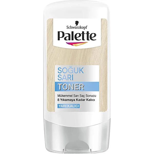 Palette Hair Toner - Achieve Cool Blonde Effect, Lasts 8 Washes, Ideal for Light Blonde/Brunette Hair Palette Hair Toner - Cool Blonde Effect hair toner, cool blonde effect, temporary hair color, blonde hair toner, Palette Toner, hair care, beauty products, cosmetic, blonde hair care, brunette hair care, hair color solution, long-lasting hair color