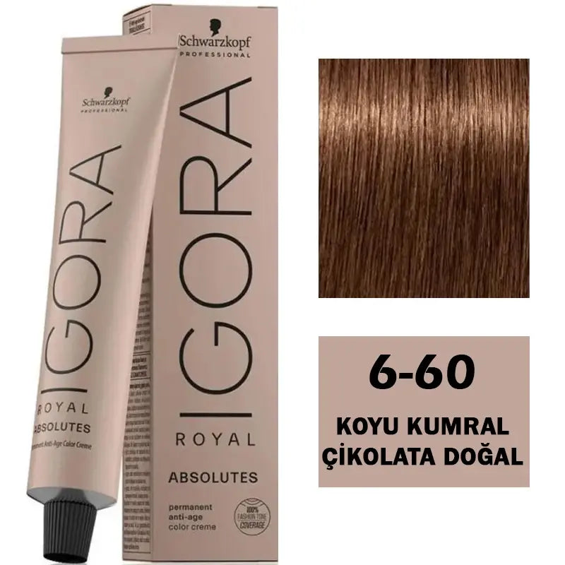 Igora Royal Absolutes Anti-Age Hair Color 6-60 Dark Blonde 60ml