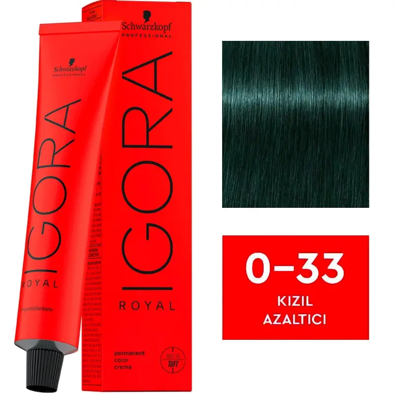 Igora Royal Permanent Color Creme 0-33 Anti-Red 60ml