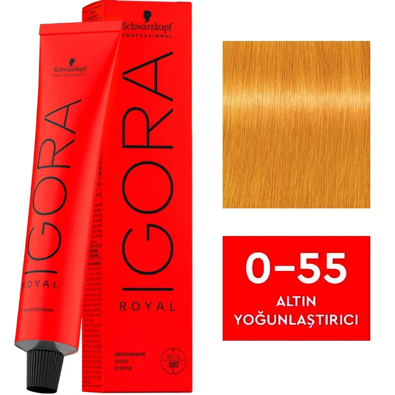 Igora Royal Permanent Color Creme 0-55 Gold Concentrate 60ml