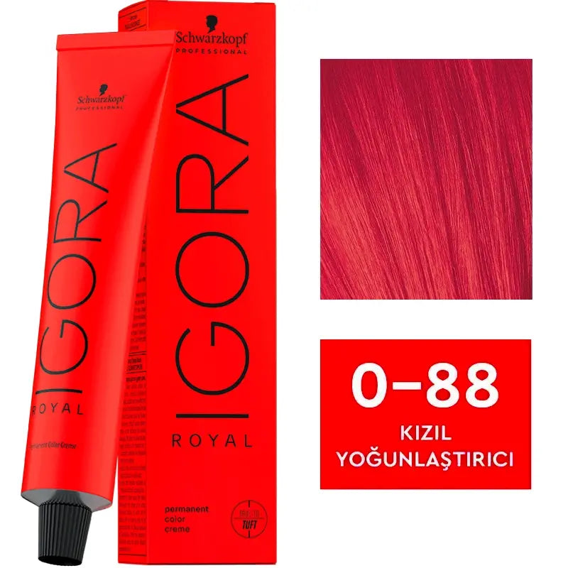 Igora Royal Permanent Color Creme 0-88 Red Concentrate 60ml