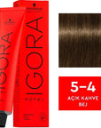 Igora Royal Permanent Color Creme 5-4 Light Brown Beige 60ml