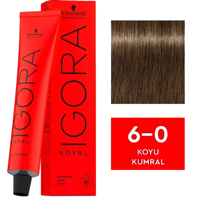 Igora Royal Permanent Color Creme 6-0 Dark Blonde 60ml