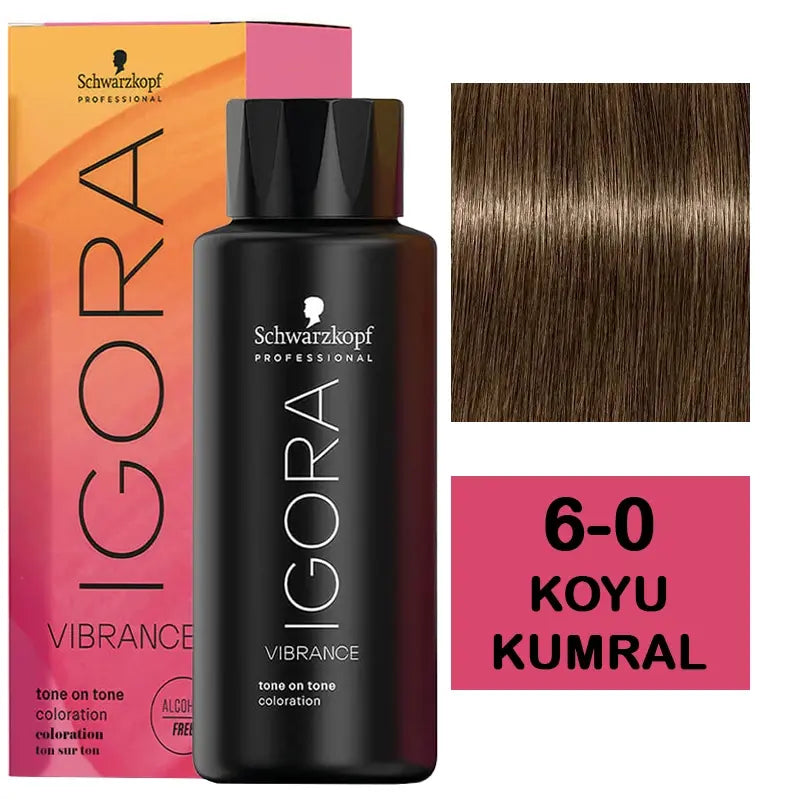 Igora Vibrance 6-0 Dark Blonde Ammonia-Free Hair Color 60ml