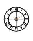 Muyika 41x41cm Silent Metal Wall Clock - Modern Decorative Clock for Home, Roma Design - view 4