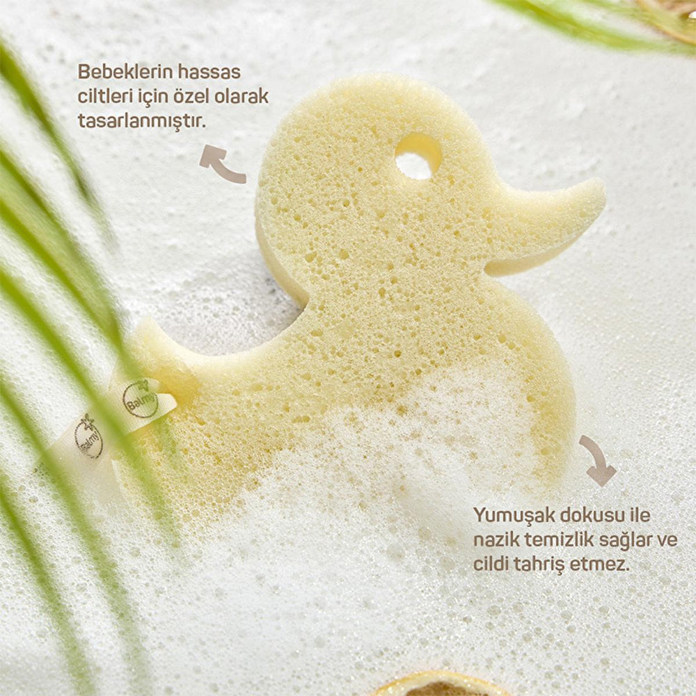 Balmy Baby Bath Sponge - Soft, Natural, and Hypoallergenic for Sensitive Skin - view 7