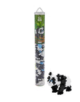 Plus Plus Panda 100 Piece Construction Toy Set in Reusable Tube - Danish Made for Creative Play - Toy