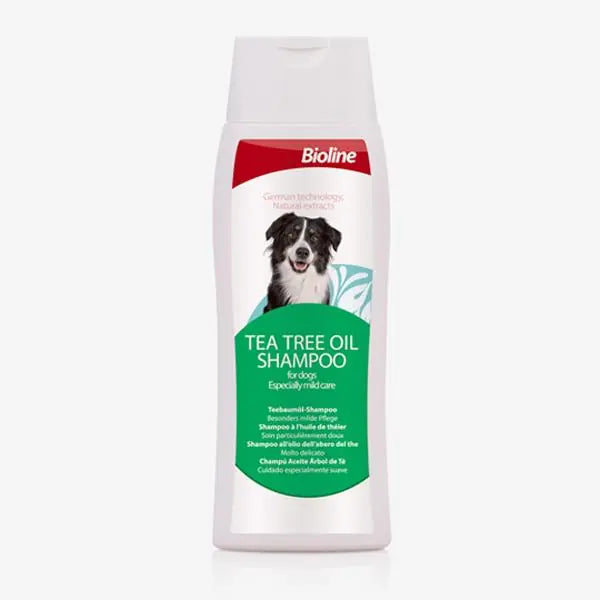 Bioline Tea Tree Oil Dog Shampoo for Soft, Shiny Coat 250ml