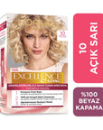 L'Oreal Excellence Creme Hair Color 10 Light Blonde