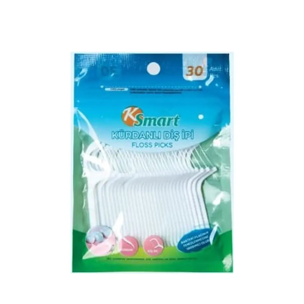 Ksmart Dental Floss Picks for Easy Cleaning 30 Count