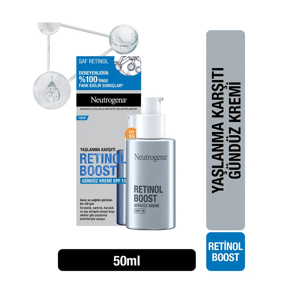 Neutrogena Retinol Boost SPF Day Cream for Aging Signs 50ml