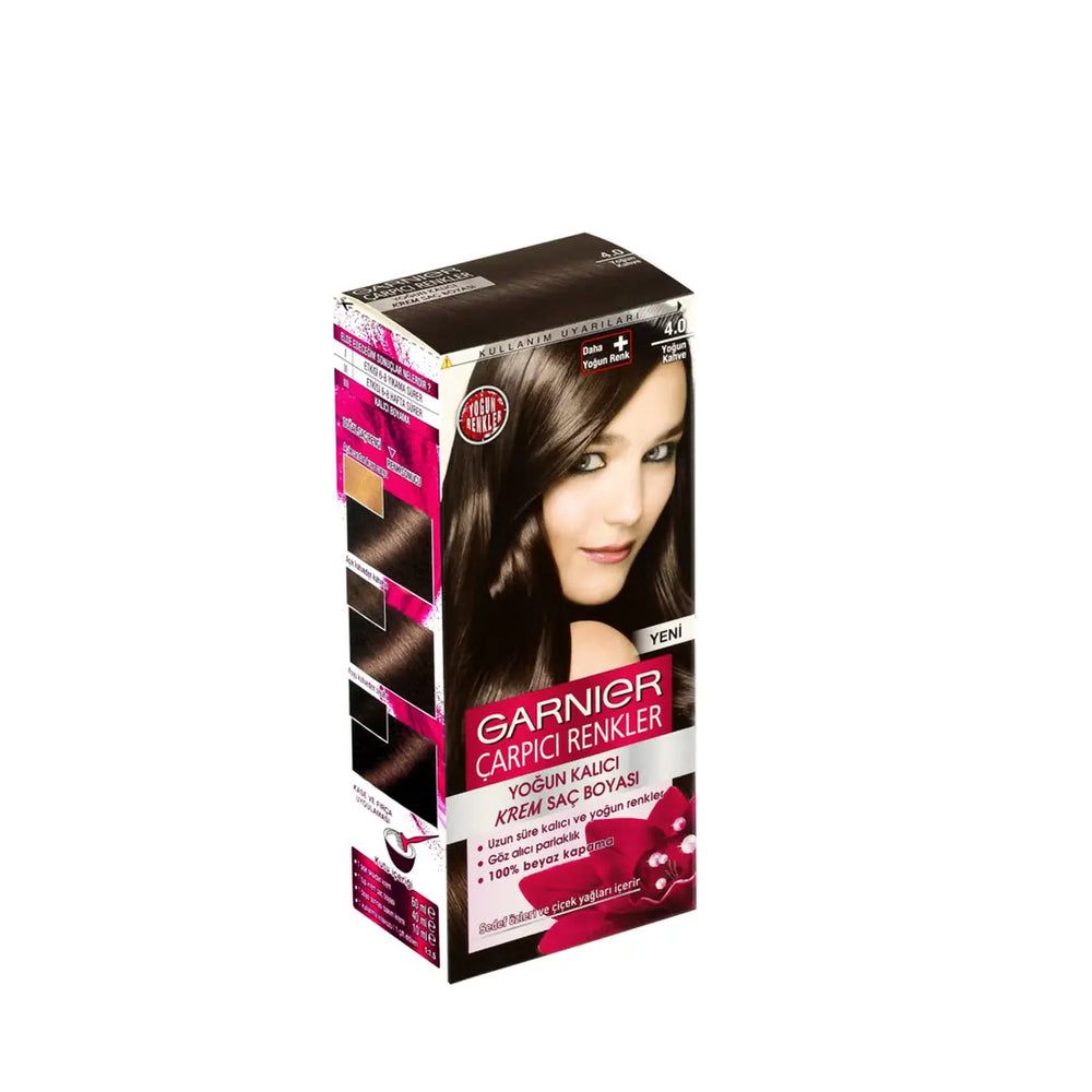 Garnier Color Sensation Hair Dye 4-0 Intense Brown