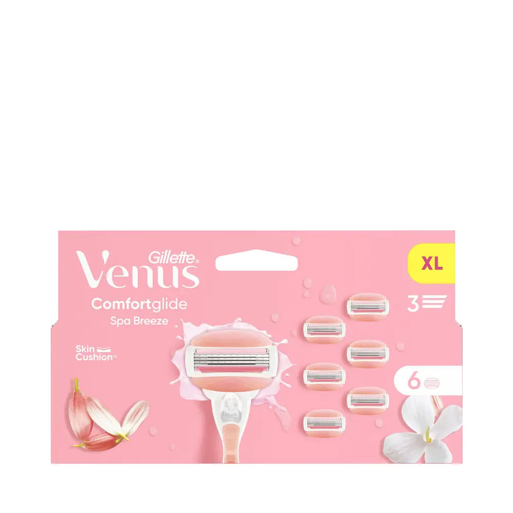 Gillette Venus Comfortglide SpaBreeze Razor Blades 6-Pack