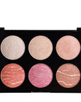 Pretty PB-426 6-in-1 Highlighter & Blush Palette - 02