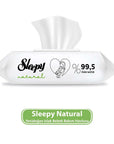 Sleepy Natural Newborn Wet Wipes for Sensitive Skin 90 Count