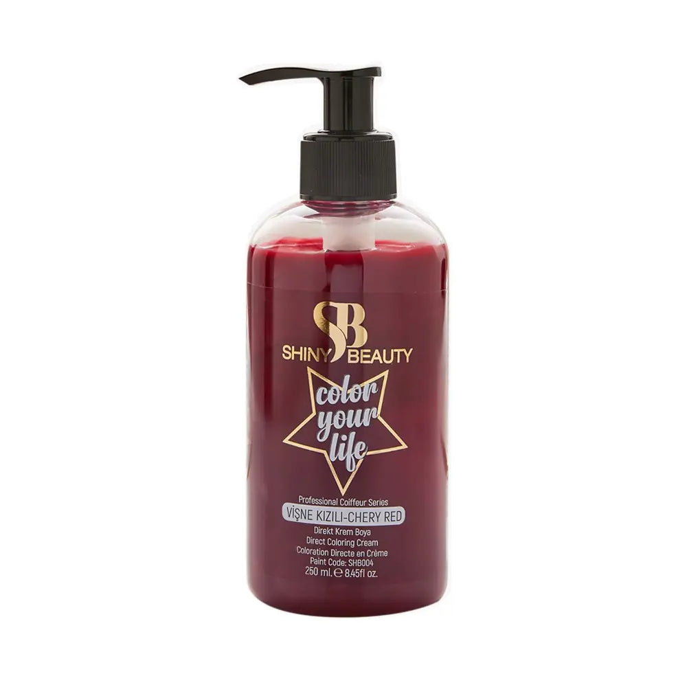 Shiny Beauty Hair Color Cherry Red 250ml