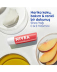 Nivea Peach Lip Care Hydrating Balm for Soft and Smooth Lips