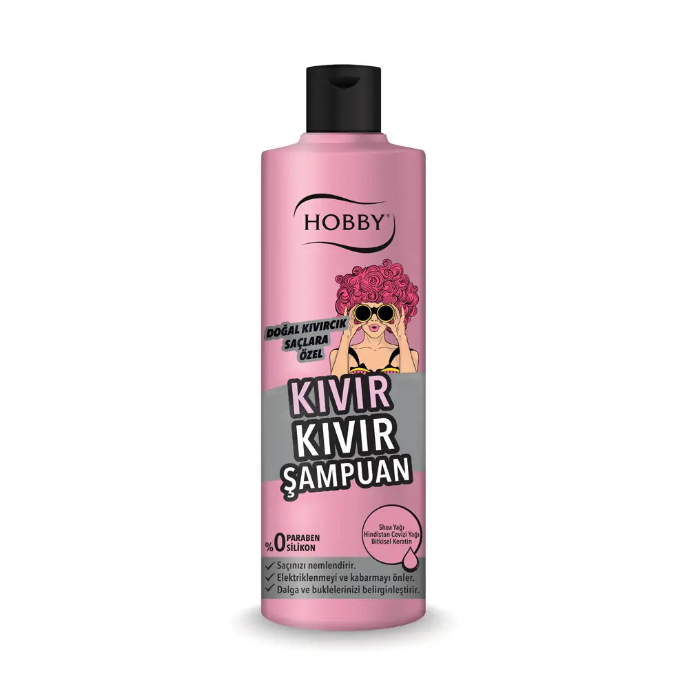 Hobby Curly Hair Shampoo for Defined Curls 250ml