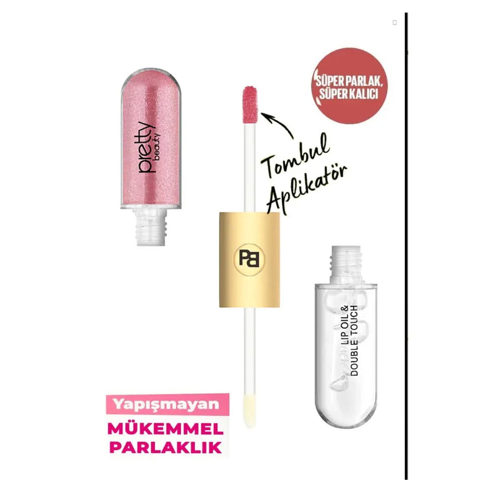 Pretty Double Touch Lipgloss 05 - High Shine Lip Gloss