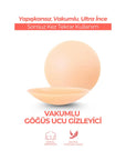 Juene Vacuum Nipple Concealers Seamless Adhesive-Free Covers 1 Pair