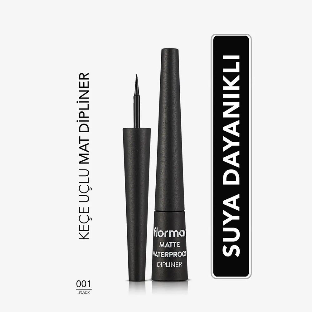 Flormar Matte Waterproof Dipliner in 001 Black 2.5ml