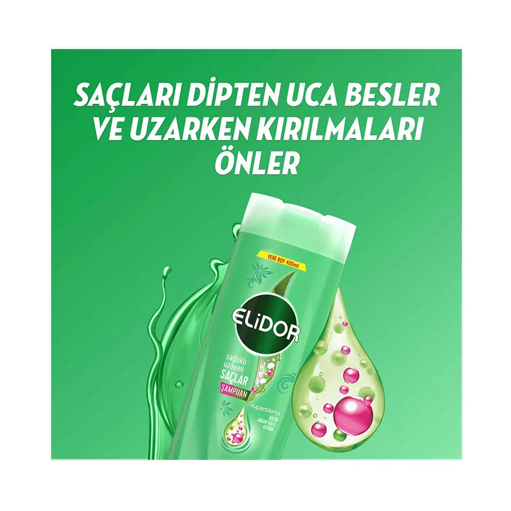 Elidor Healthy Growth Shampoo for Stronger Hair 400 ml