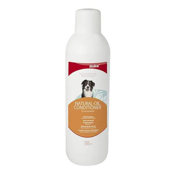Bioline Natural Dog Coat Care Cream for Shiny, Easy-to-Brush Fur 1L
