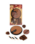Rose Chocolate Makeup Sponge Set RF101 - 3 Pcs