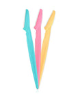 Dvl Eyebrow Razor Set for Precise Brow Shaping 3 Count