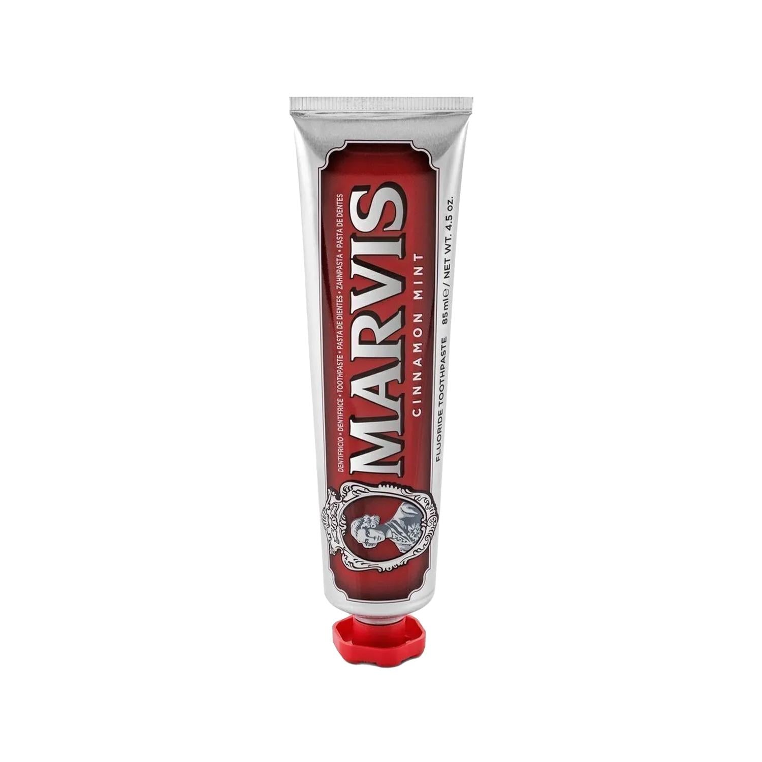 Marvis Cinnamon Mint + Xylitol Toothpaste 85ml - Natural Oral Care with Refreshing Flavor Marvis Cinnamon Mint Toothpaste - Natural Oral Care Marvis Toothpaste, Cinnamon Mint Toothpaste, Xylitol Toothpaste, Natural Oral Care, Oral Hygiene Products, Cinnamon Mint Flavor, Xylitol Benefits, Natural Ingredients Toothpaste, Oral Care Routine, Toothpaste with Xylitol, Marvis Oral Care, Premium Toothpaste, Refreshing Toothpaste, Healthy Smiles