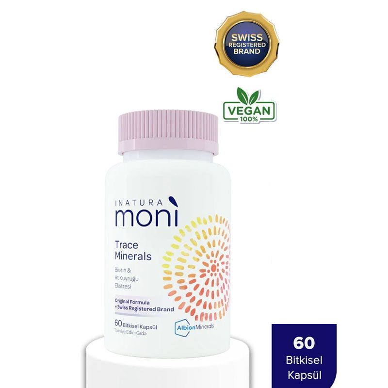 Moni Vitamins Moni Trace Biotin & Horsetail Extract 60 Capsules