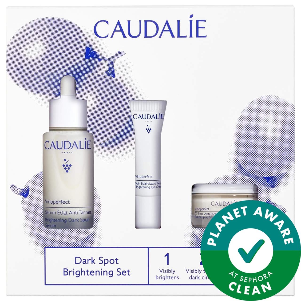 Vinoperfect Brightening Skincare Routine for Dark Spots & Uneven Skin Tone - Vegan, Cruelty-Free - 3-Step Brightening Solution Vinoperfect Brightening Routine - Dark Spots & Uneven Skin Tone Solution skincare brightening routine, dark spots reduction, uneven skin tone correction, vegan skincare, sustainable beauty products, cruelty-free skincare, brightening serum, eye cream, moisturizer, vinoperfect, skincare set, eco-friendly beauty